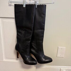 Coach Black Heeled Boots